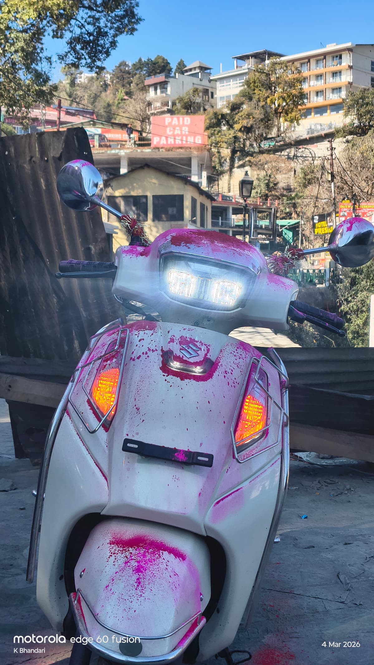 Suzuki scooty / scooter on rent in dehradun